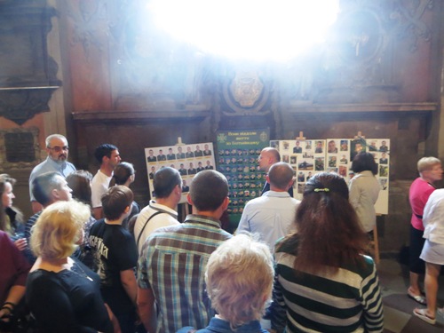 Гарнізонний храм Львова відвідали бійці з АТО.(ФОТО)